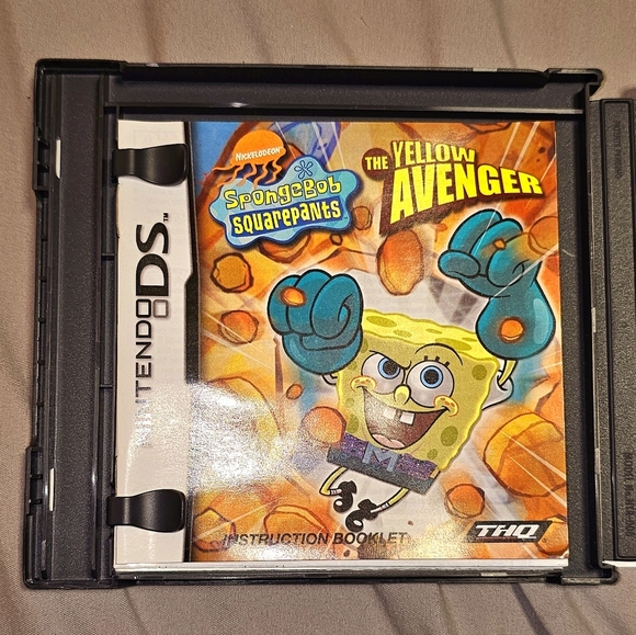 Spongebob Squarepants The Yellow Avenger Nintendo DS Game *Complete* - Picture 3 of 4